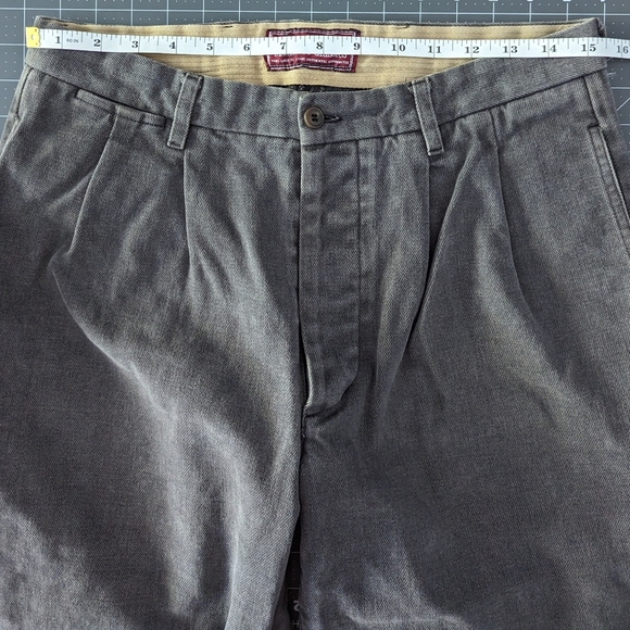 Marlboro Classic Men's Gray 100% Brush Cotton Moleskin Straight Fit Jeans. Italy - Picture 8 of 16